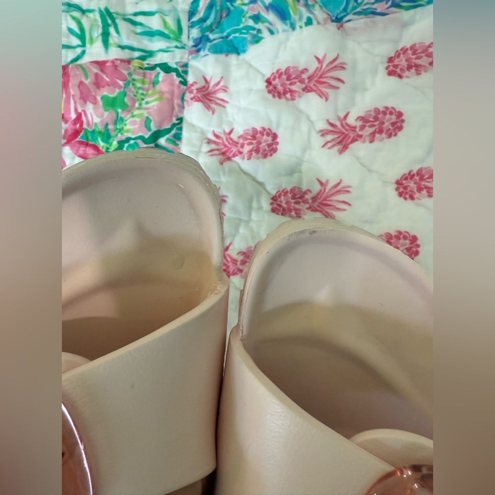 Birkenstock EVA big buckle Pink Madrid Sandals size 41 - Picture 2 of 3